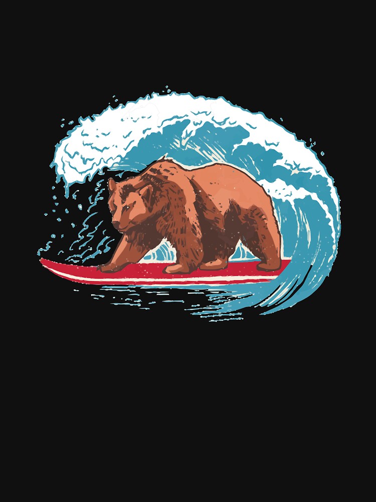 Surfing bear by zaher97