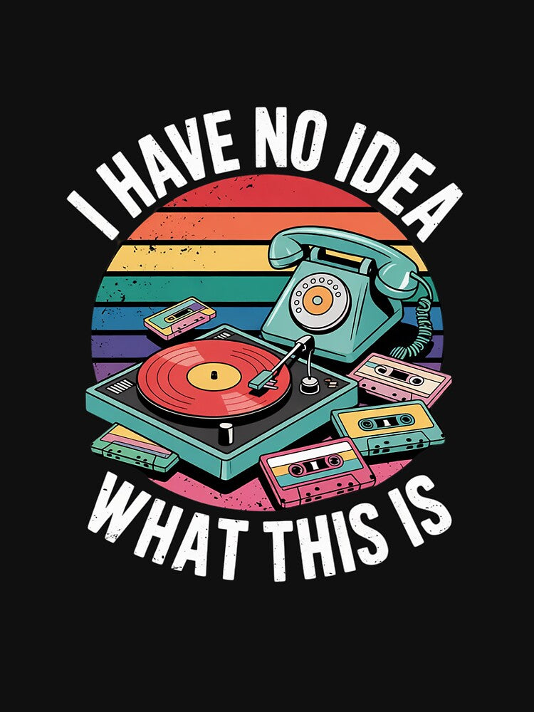 I Have No Idea What This Is Kids 70s 80s 90s theme outfit by DigitaldeligArt
