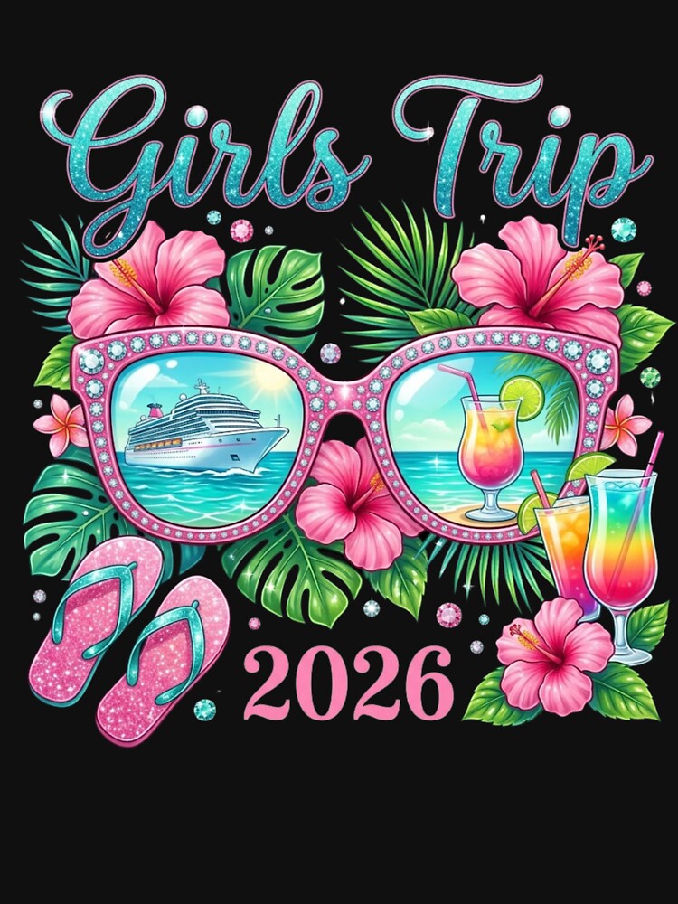 Girls Trip 2026 Cruise Shirt | Cruise Vacation Girls Trip Gift | Tropical Cruise Squad Tee | Summer Vacation Cruise Outfit | Beach Travel Shirt by storedreamcie