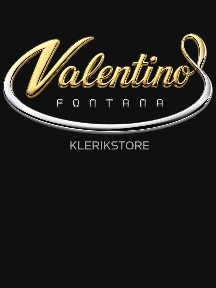 Valentino Cursive Name Label by KLERIKSTORE