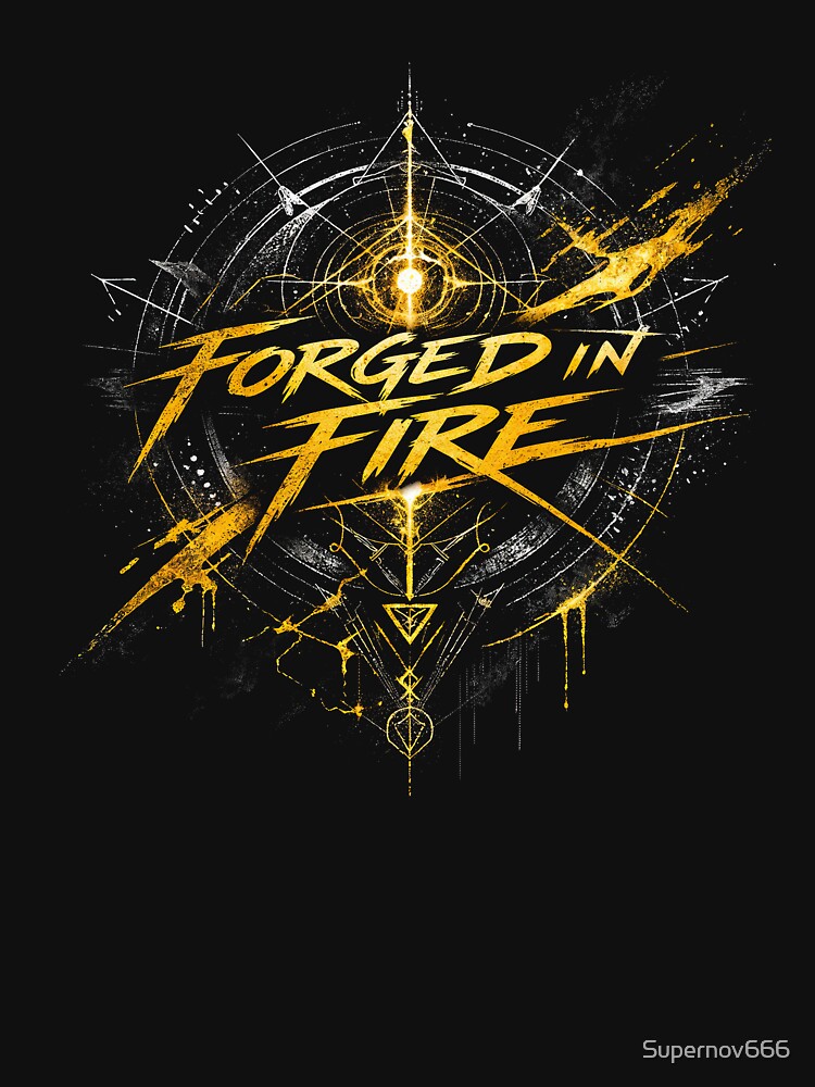 Forged in Fire – Strength & Craftsmanship by ForeverPrintsOK