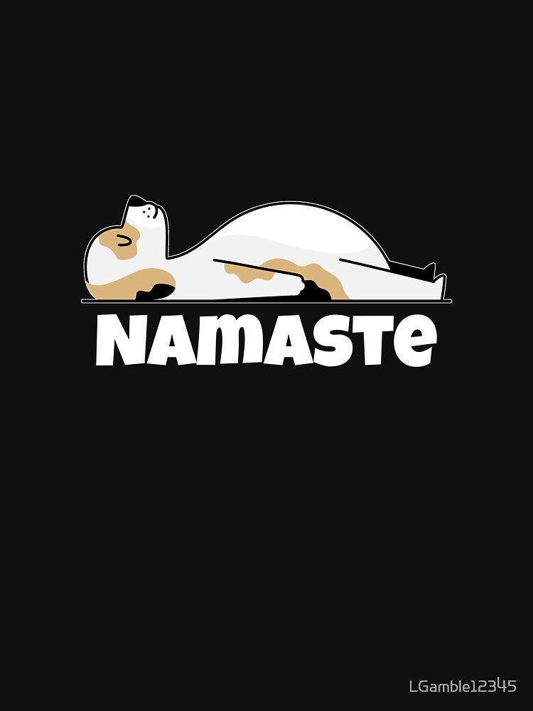 Funny Dog and Yoga Lover Namaste Gift Design by LGamble12345