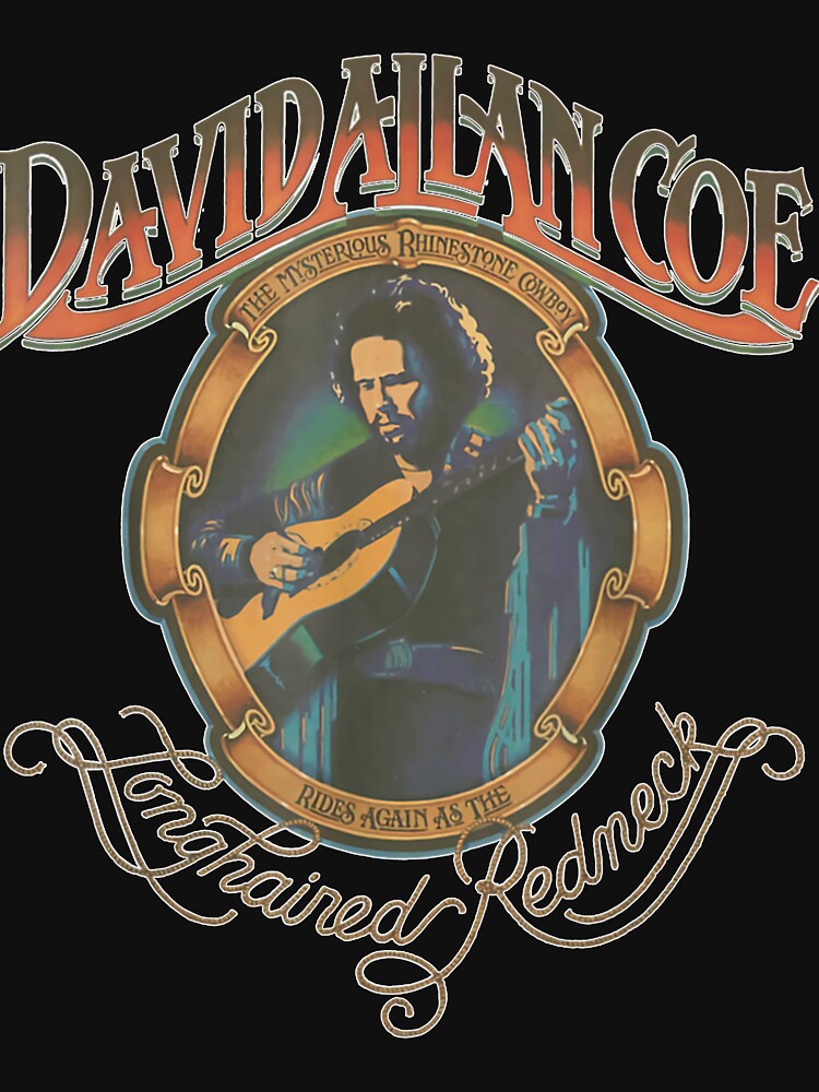 David Allan-Coe Tees Vintage Retro by keithmoorejk