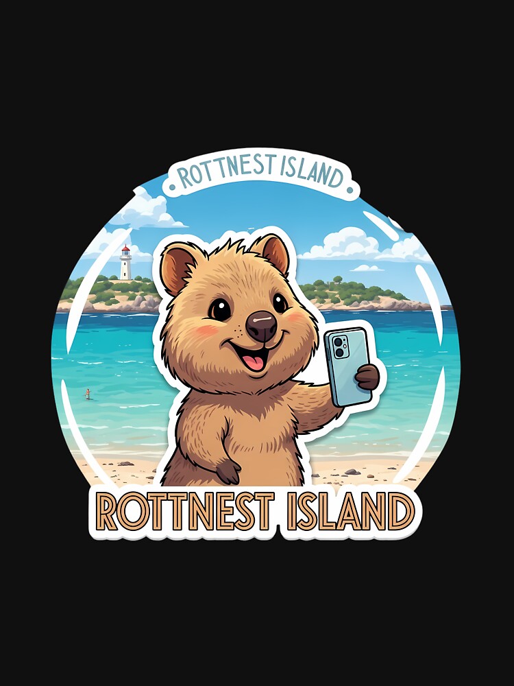 Smiling Quokka Cartoon: A Funny and Adorable WA Design by Digital Dreams Arts