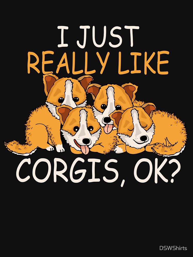 Corgi Lover Women Dog Owner Dog Gifts Men Corgi by DSWShirts
