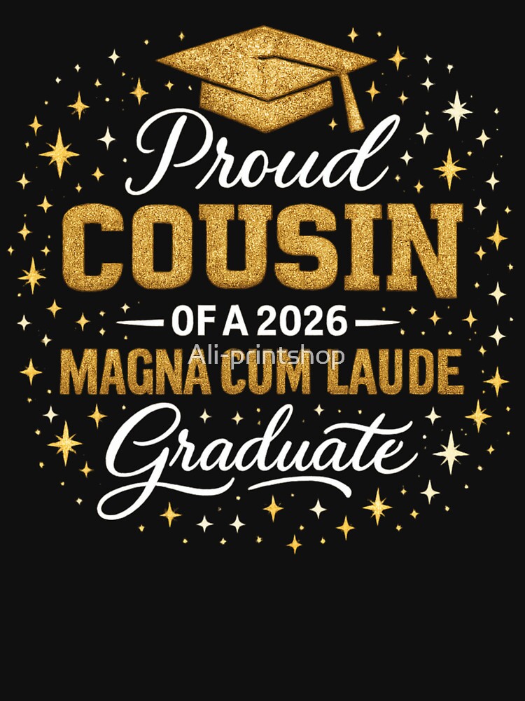 Proud Cousin of 2026 Magna Cum Laude Graduate Class of 2026 Graduation Ceremony by Ali-printshop
