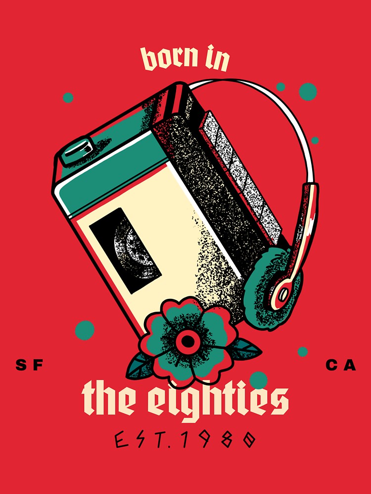 Born In The Eighties | EST 1980 by AladdinMktgs