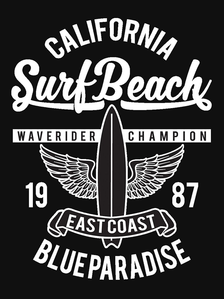 California surf beach - Awesome surfer Gift by Teenation9