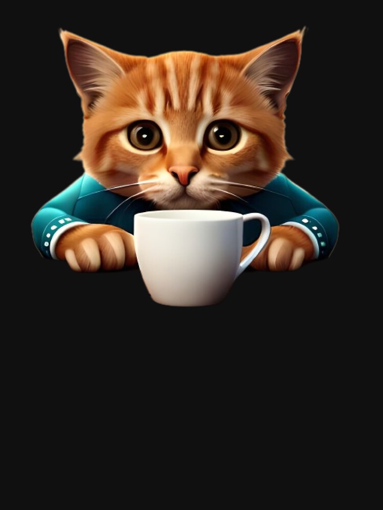 Coffee Lover Cat Mother by mdpzart