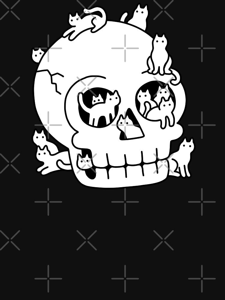 Skull is Full of Cats Doodle by obinsun