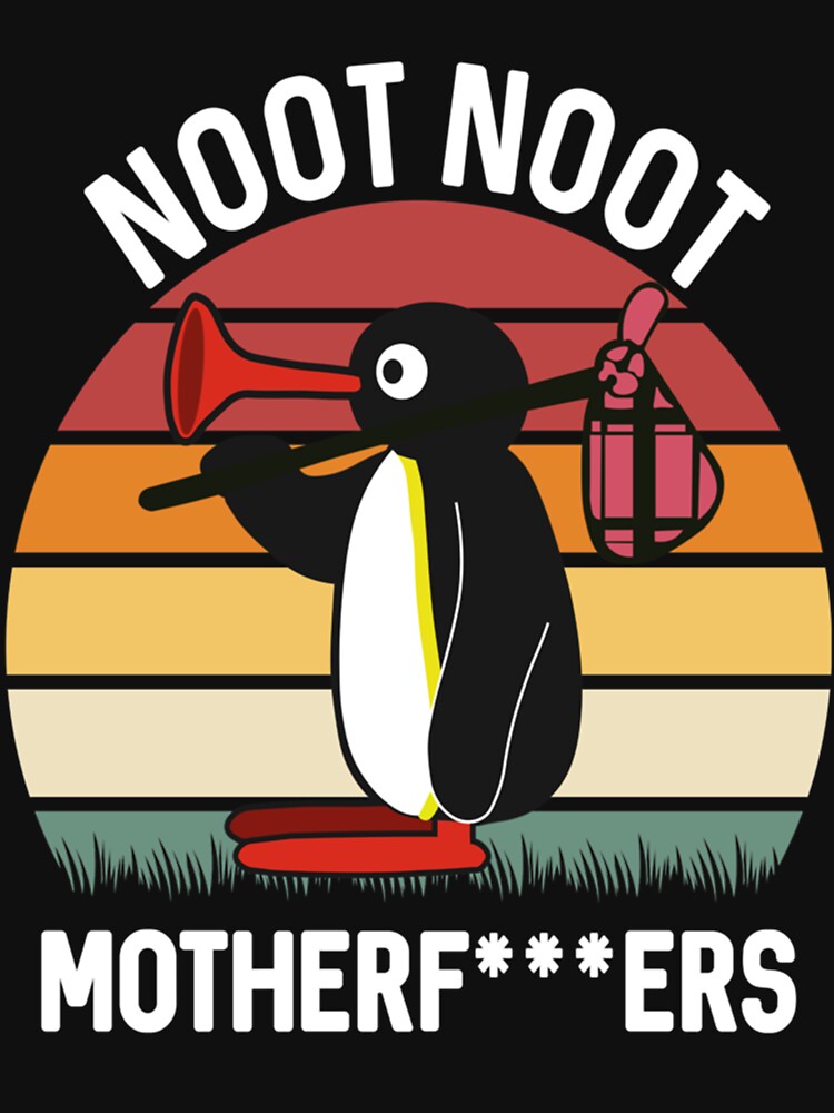 Noot Noot Penguin Vintage Gift For Men Women Funny Penguin Lover gift by CaroolBakker