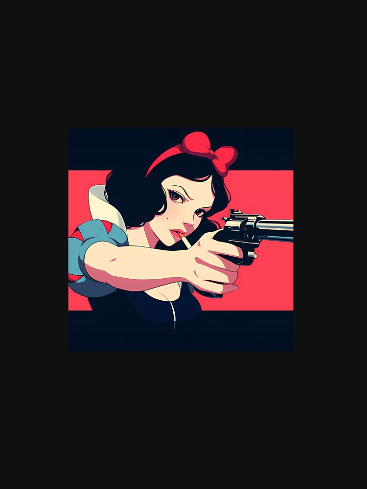 Snow White With A Gun by ivinfarris