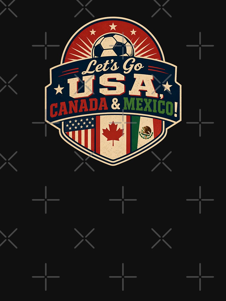 Let's Go USA Canada Mexico by DemureArtsy