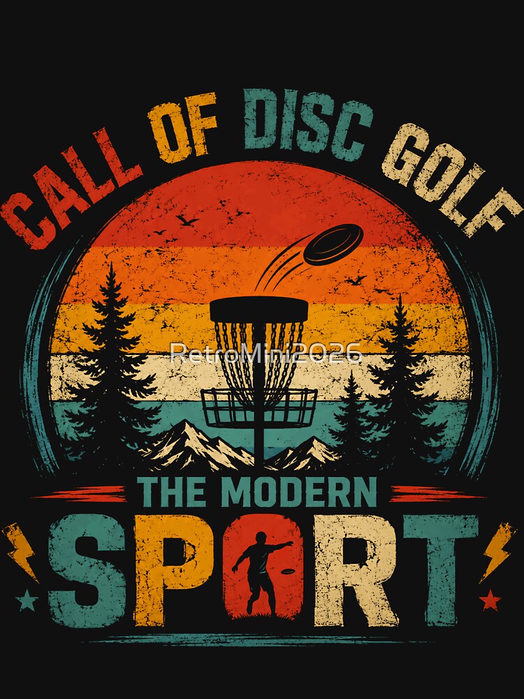 Call Of Disc Golf The Modern Sport Disc Golf Player Hobby by RetroMini2026