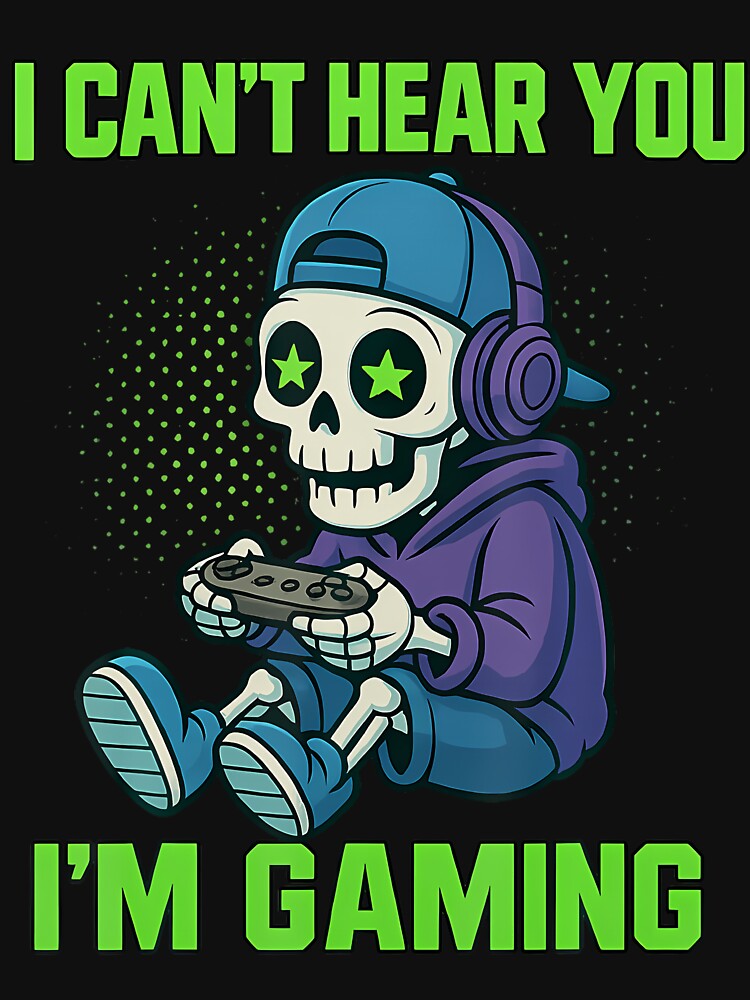 Gamer Can't Hear You I'M Gaming Video Games Gamer by malhanasbih