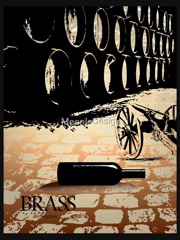 Brass Birmingham - Board Games Design - Movie Poster Style - Board Game Art by MeepleDesign