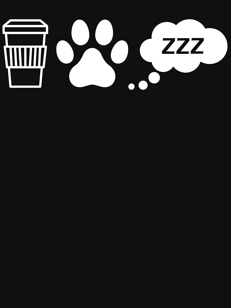 Coffee dog sleep shirt, Dog mom, Dog mama, Fur mama, dog lover shirt, Gift for dog mom,Laptop Skins, scraf, mobile cases, face masks by kenganalashish