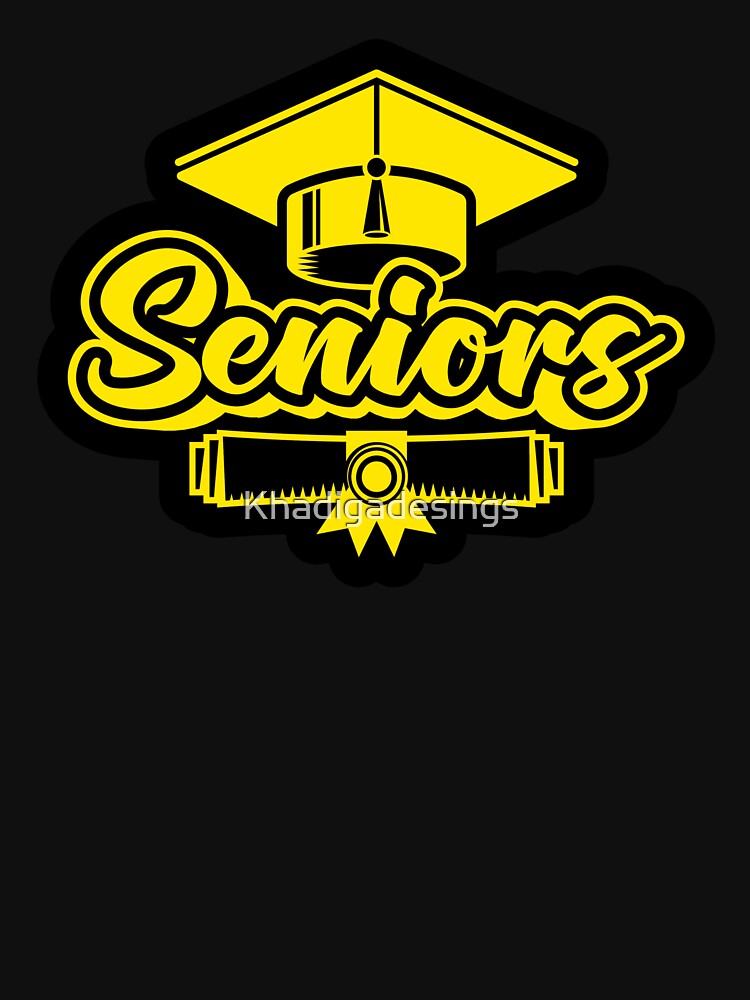Seniors Graduation Cap and Diploma Graphic by Khadigadesings
