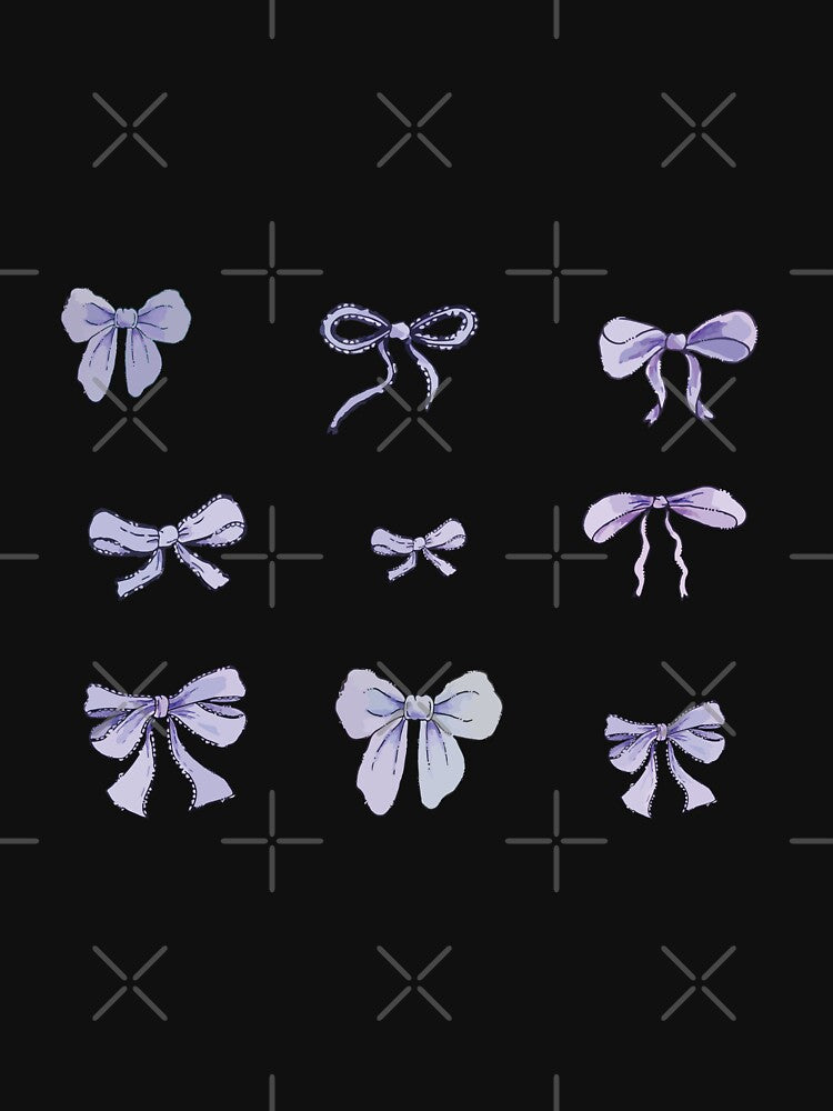 Cute Blue Bows by silveruniverse