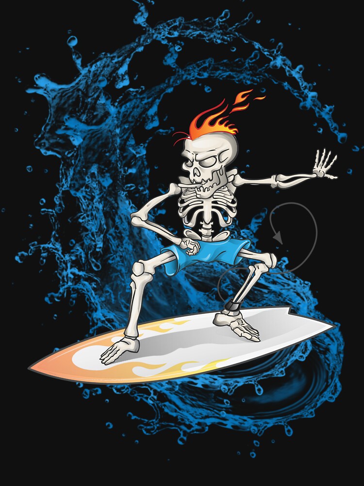 THE CRAZY SURFIST SKULL by MJ96-PRO