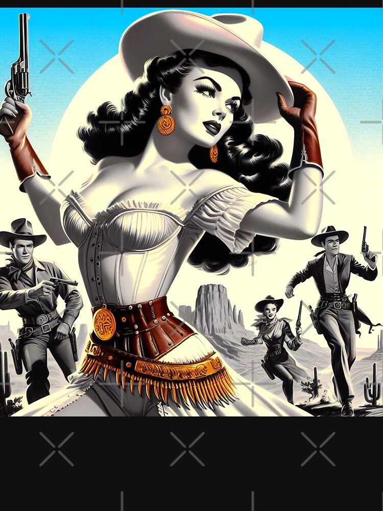 Retro Western Pin-up by PulpVintage