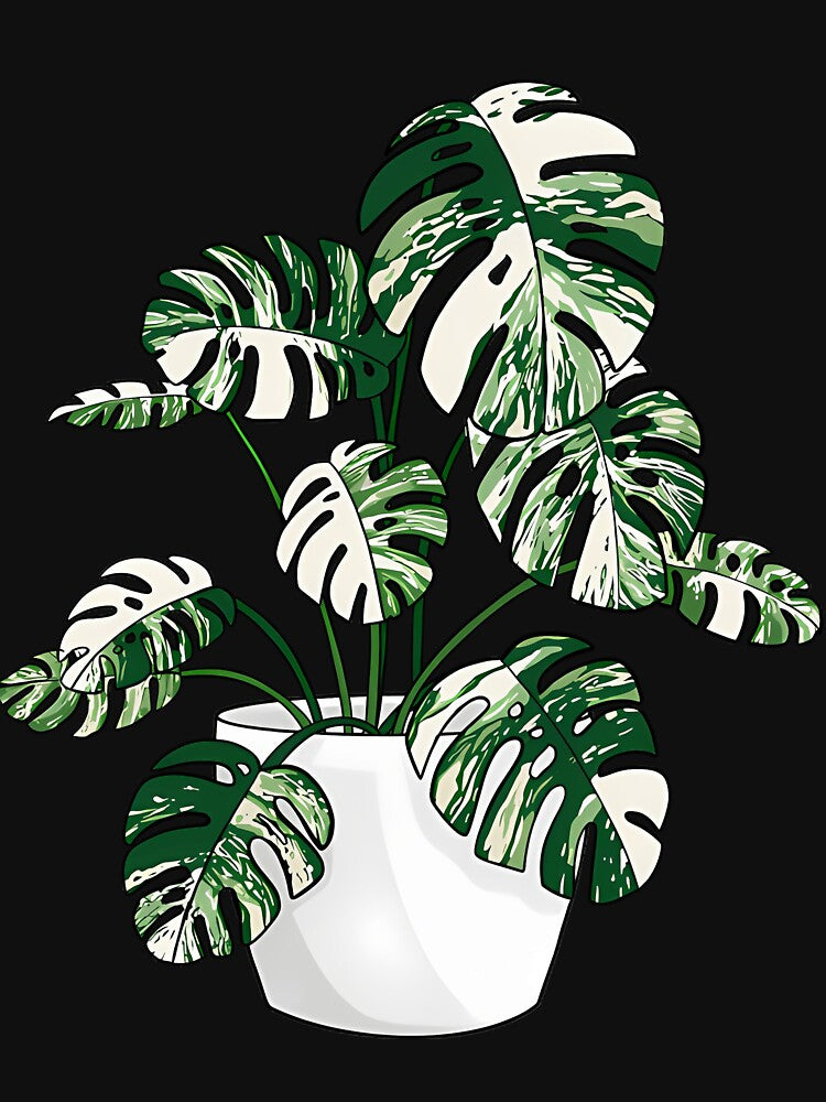 Variegated Monstera Deliciosa by satmilppk62
