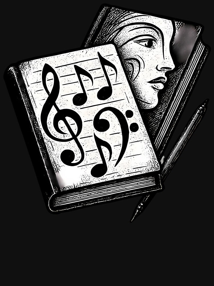 Intertwined Music Journals With Abstract Face by Mixzex