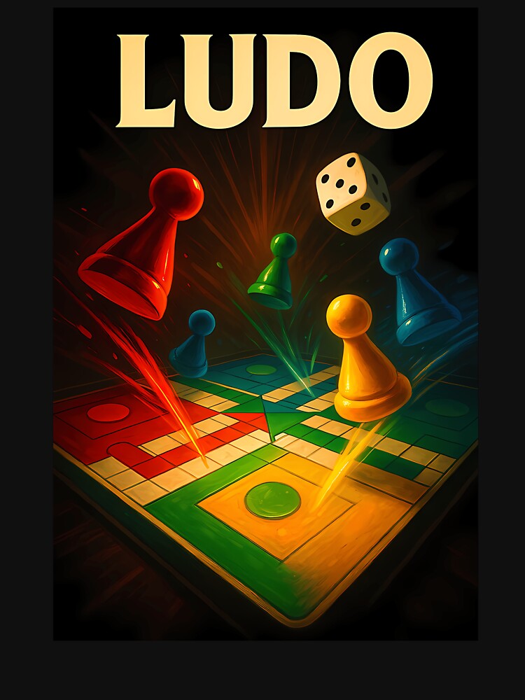 Pawns And Dice Flying Over Game Board by Cognatus