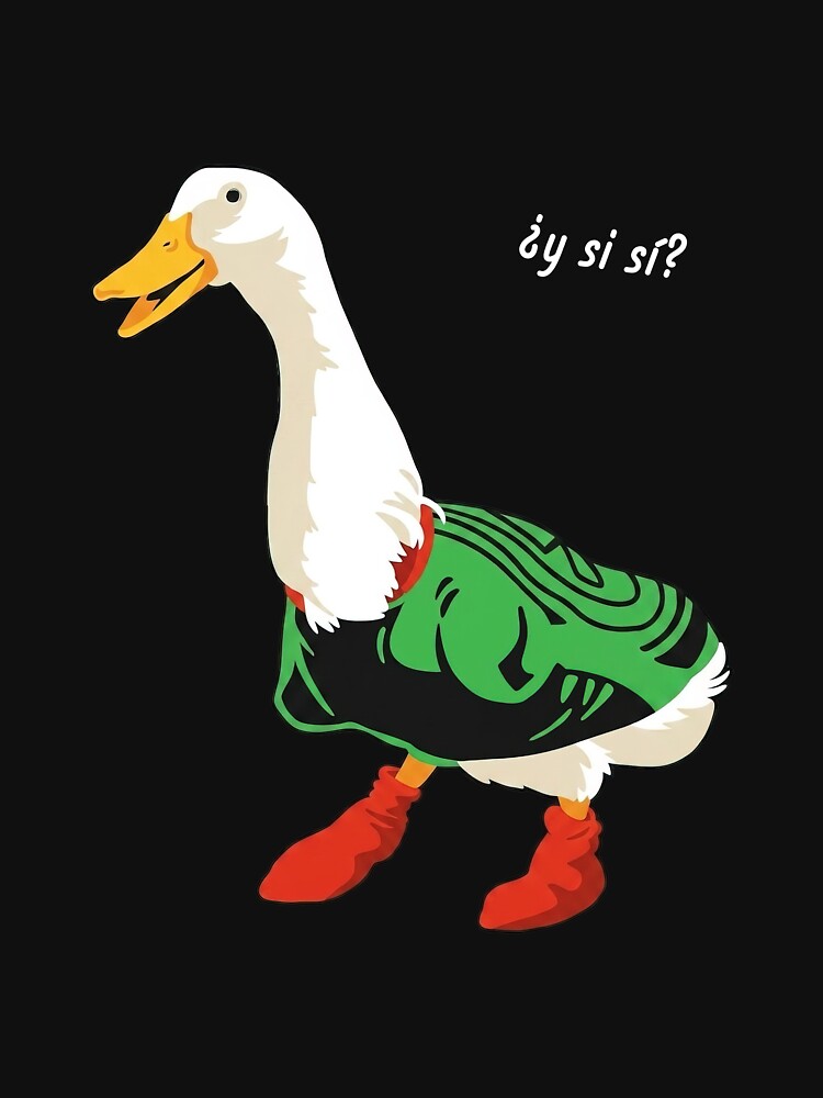 Mexico World Cup Cartoon Duck Y Si Si by NgocLanDesign