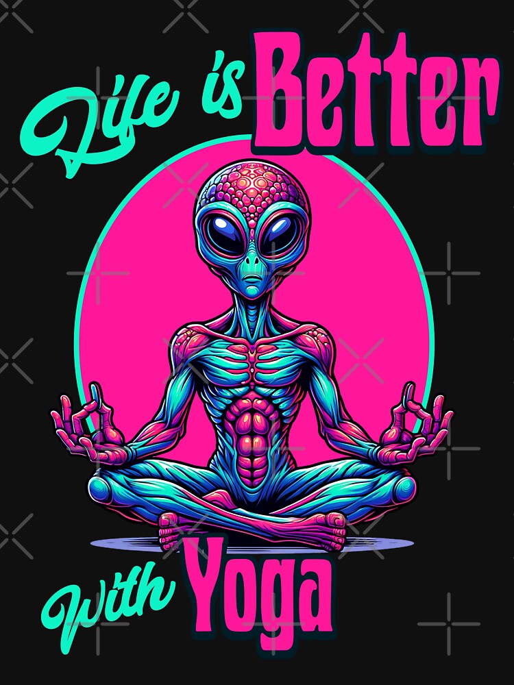 Life Is Better With Yoga by RockBeeDesigns