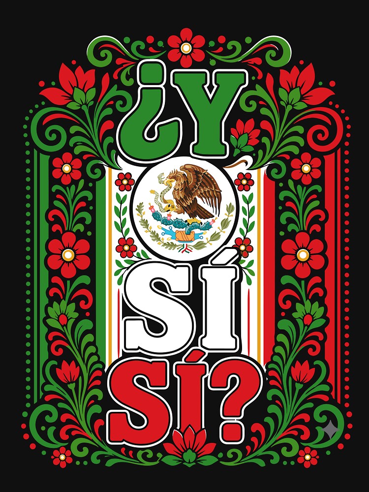 Mexico 'Y Si Si?' World Cup Floral Flag Futbol Fan 2026 by DarylPope