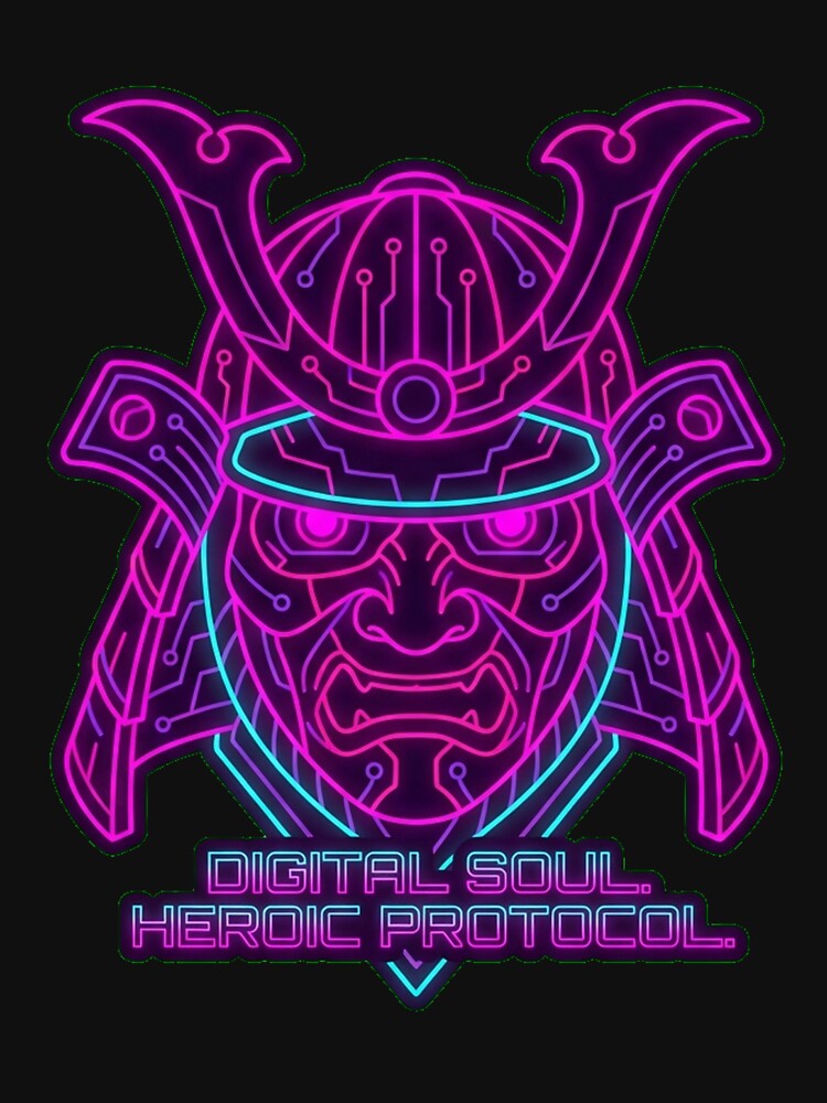 Cyber Oni Software Architect - Neo Tokyo Tech Samurai Mask by Thaivi Design