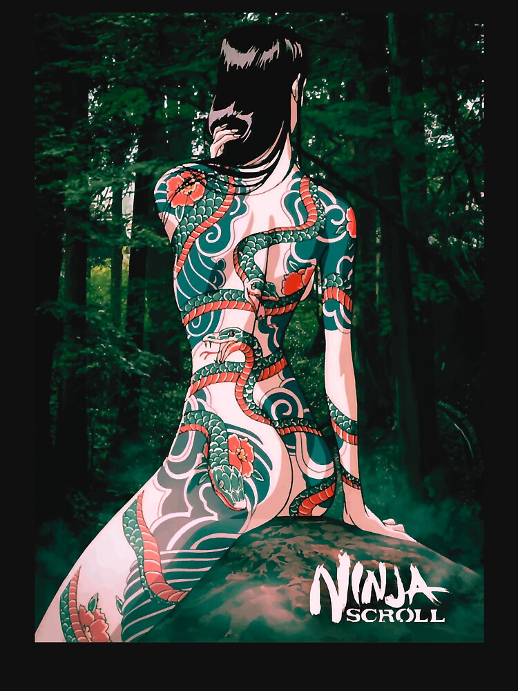 Ninja Scroll Benisato  - Tshirt by DallinLebsack