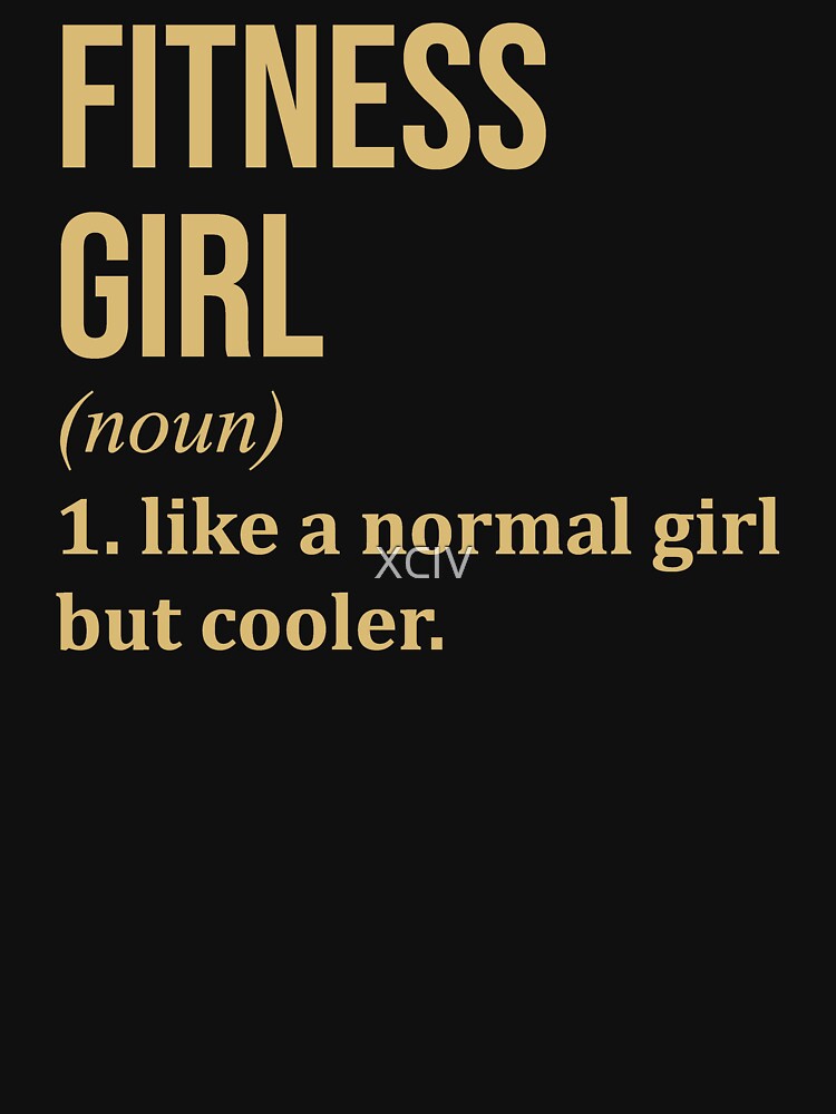 Fitness Girl Definition in Gold by XCIV