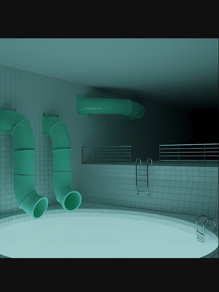 Liminal Space Indoor Playground Slides by xvgfvhhuc79