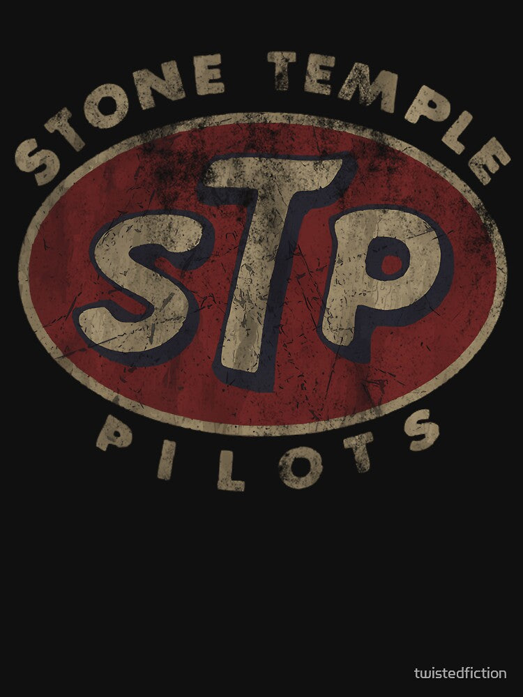 The S.T.P Pilots Vintage Logo by twistedfiction