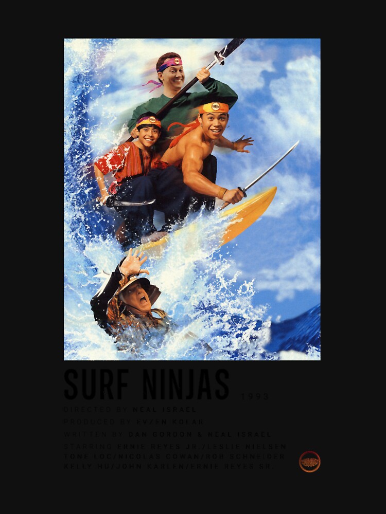 Ninjas Who Surf Poster by daylindaniela