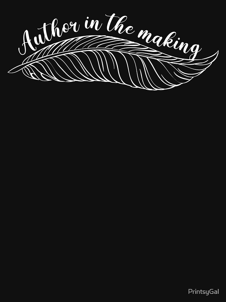 Author in the making feather by PrintsyGal
