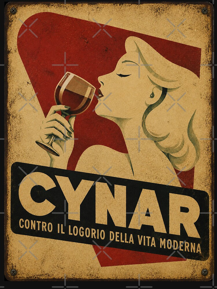 Vintage Cynar Poster - Italian by GoodOldVintage