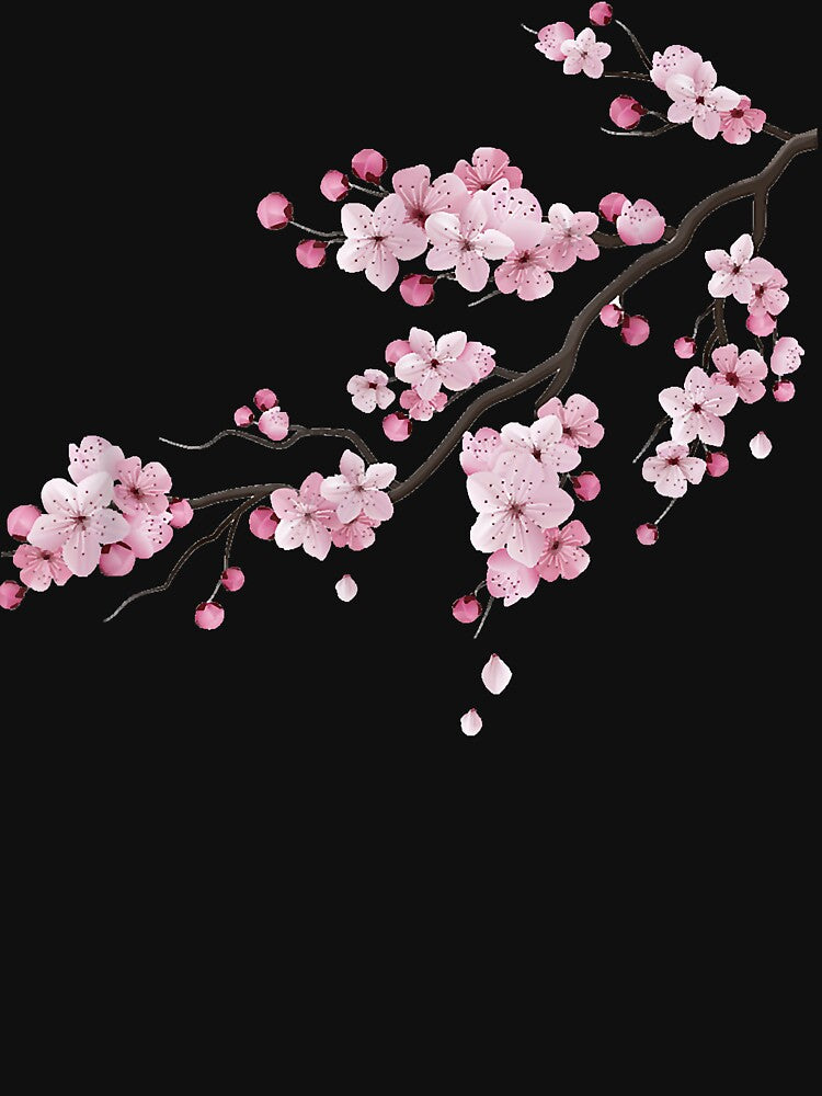 Japanese Sakura Graphic Vintage Cherry Blossom Sakura Tree by MastermanScoz