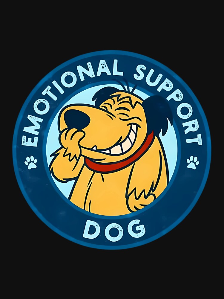 Muttleys Emotional Support Dog Logo by ThreadNovaCraze