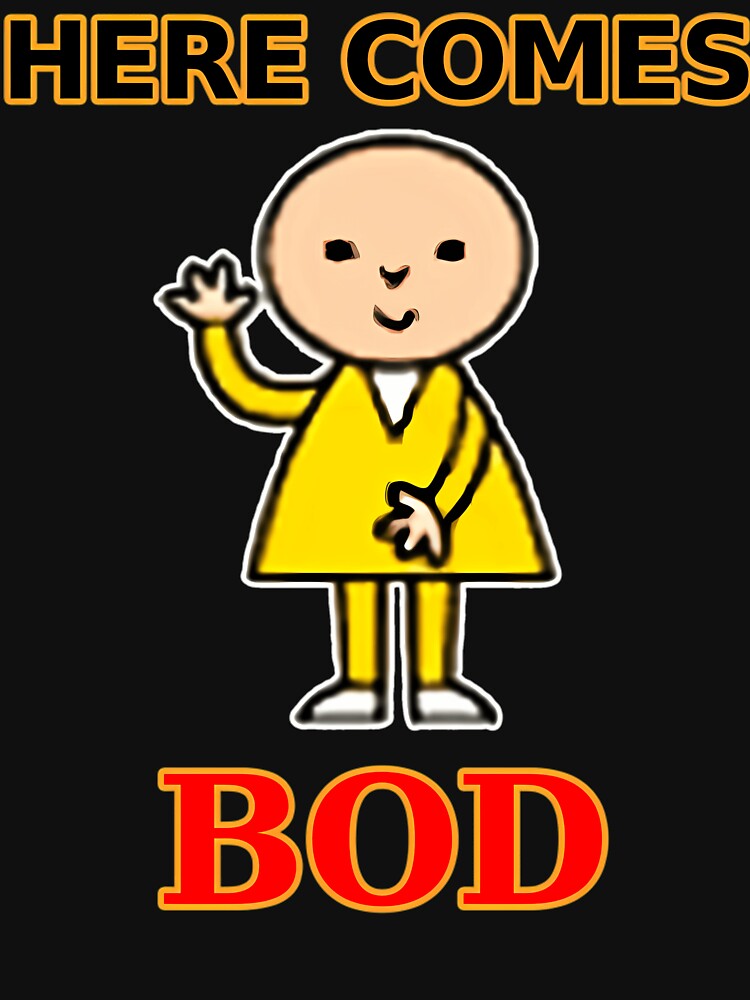 Bod Cartoon From Seventies Kids Tv by MelanieCarol
