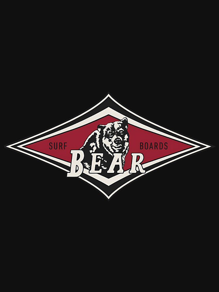 Vintage Surfing Bear Big Wednesday Cult Surfboard Surf Logo Diamond Retro by poukamkitamg