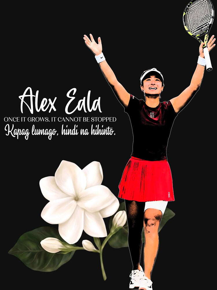 Alex Eala Retro  -Filipino Tennis Champion by AndreaLinks