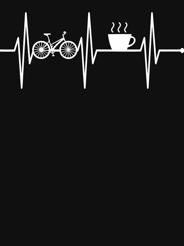 Bicycling Shirt Coffee Lover Cycling Biking Funny Biker by AseretMcconna