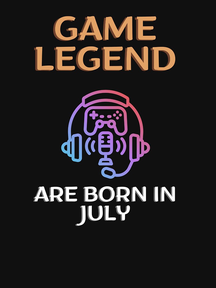 Game legend - Born in July - BW by Nemesiscrowd