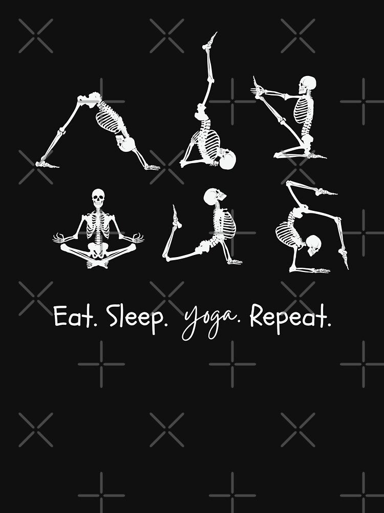 Eat Sleep Yoga Repeat Yoga Lovers by ZunoTees