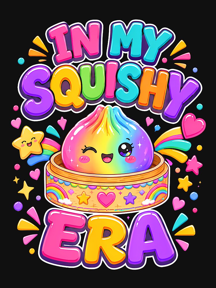 In My Squishy Era Kawaii Dumpling Cute Pastel Anime by Mdcazeem