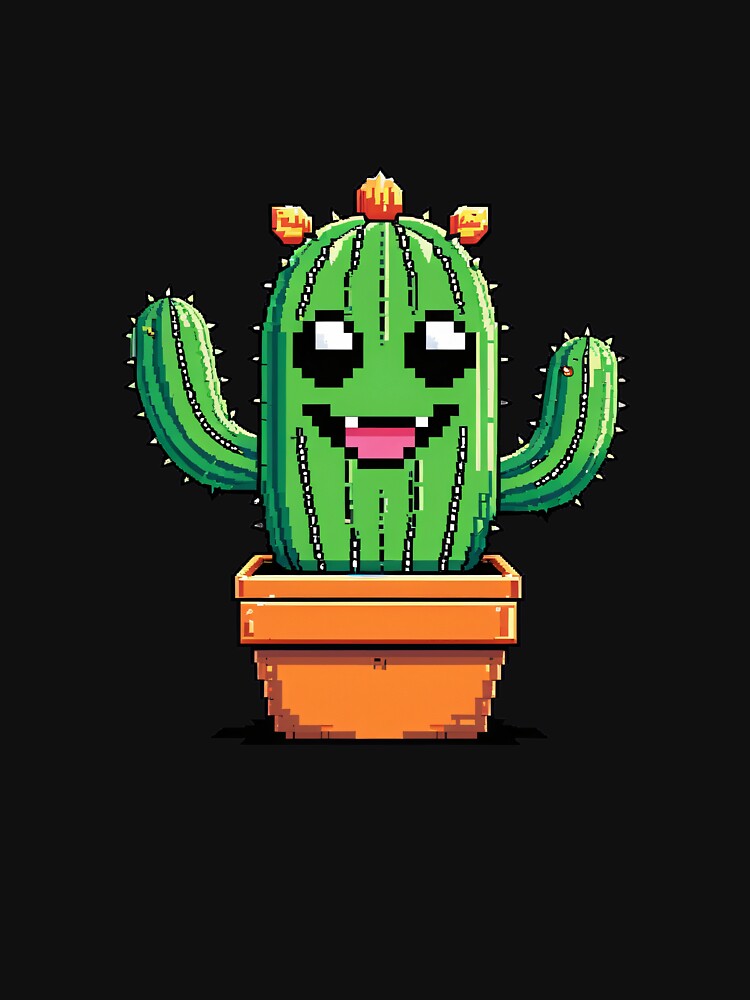 Cactus monster gameboy pixel art by RAMemory