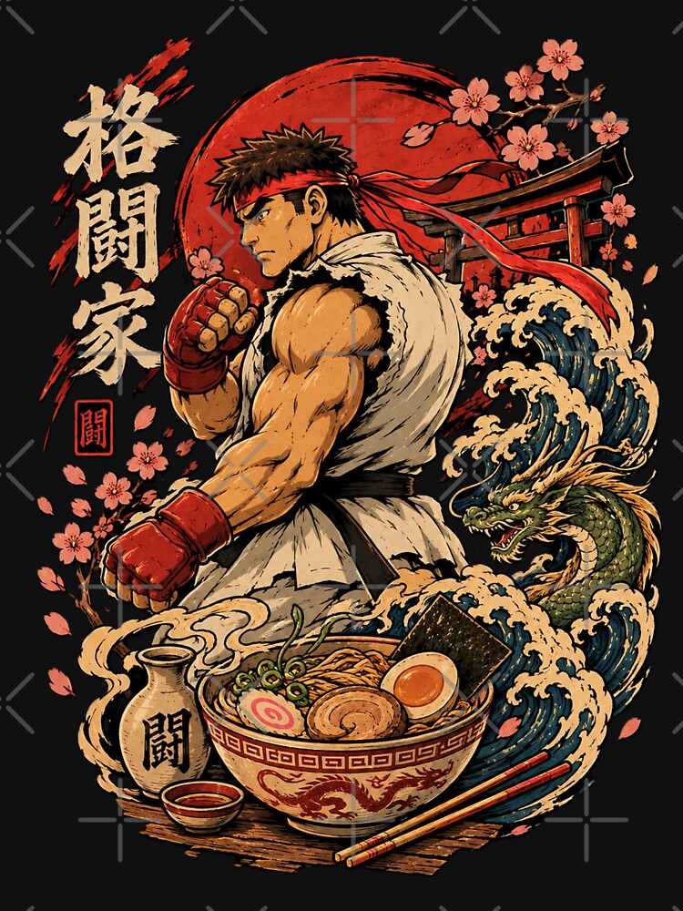 Dragon Ramen Warrior – Japanese Fighting Spirit by DogLord